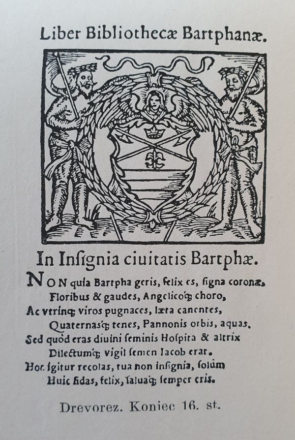 Exlibris z Bardejovskej knižnice