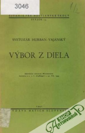 Výbor z diela - Vajanský Svetozár Hurban