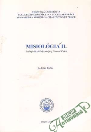 Misiológia II. - Bučko Ladislav