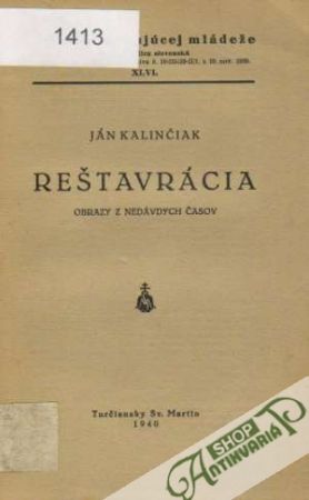 Reštavrácia - Kalinčiak Ján
