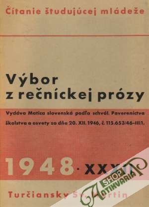 Výbor z rečníckej prózy - Kolektív autorov