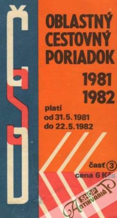 Oblastný cestovný poriadok 1981-1982 - Kolektív autorov