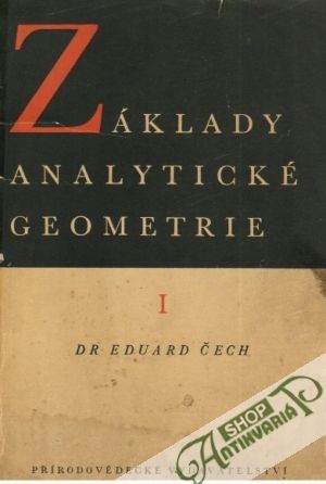 Základy analytické geometrie I. - Čech Eduard