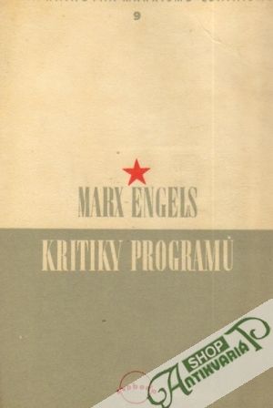 Kritiky programú - Marx Karol, Engels Fridrich