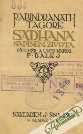 Sádhaná-naplnění života - Tagore Rabindranath