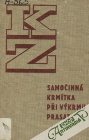 Samočinná krmítka při výkrmu prasat - Prokopová Dagmar a kolektív