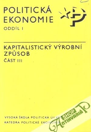 Politická ekonomie oddíl I. - Kolektív autorov