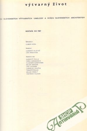 Výtvarný život 1967 - Kolektív autorov