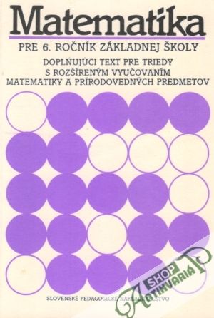 Matematika pre 6. ročník ZŠ - Mäsiar Pavel a kolektív