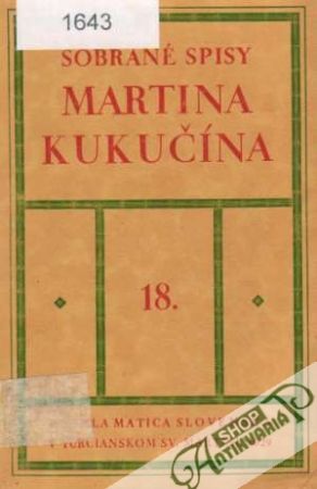 Sobrané spisy Martina Kukučína 18. - Lukáš Blahosej Krasoň II. - Kukučín Martin