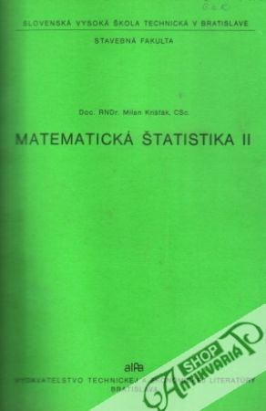 Matematická štatistika II. - Krišrák Milan