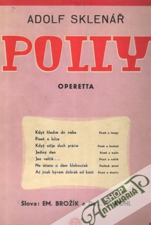 Polly - opereta - Sklenář Adolf