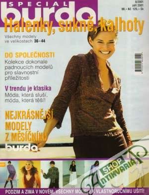 Special Burda - Halenky, sukně, kalhoty  8/2001 - Kolektív autorov