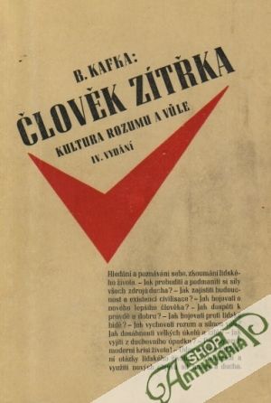 Člověk zítřka - Kultura rozumu a vúle - Kafka Břetislav