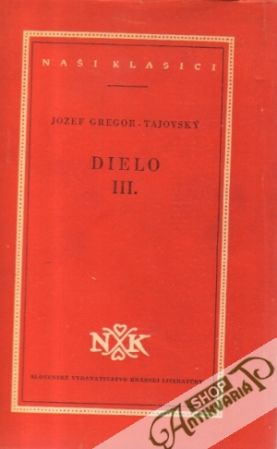 Dielo III. - Tajovský Jozef Gregor
