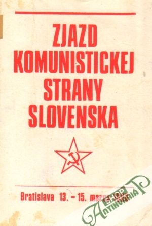 Zjazd Komunistickej strany Slovenska - Kolektív autorov