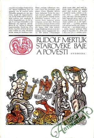 Starověké báje a pověsti - Mertlík Rudolf