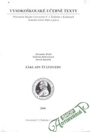 Základy štátovedy - Brostl Alexander a kol.