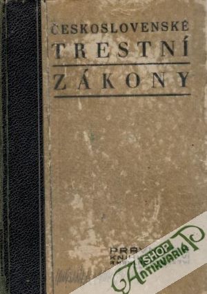 Československé trestní zákony - Poláček František a kolektív
