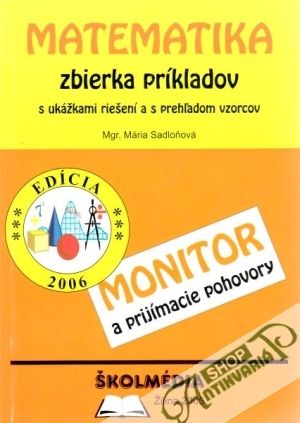 Matematika (zbierka príkladov) - Sadloňová Mária