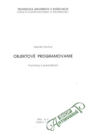 Objektové programovanie - Zdeněk Havlice