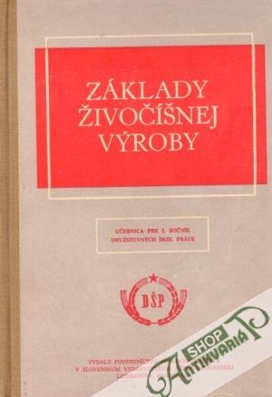 Základy živočíšnej výroby - kolektív autorov