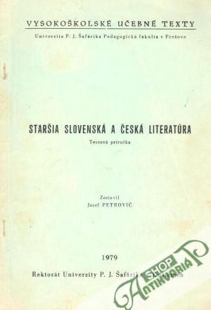 Staršia slovenská a česká literatúra - Petrovič Jozef