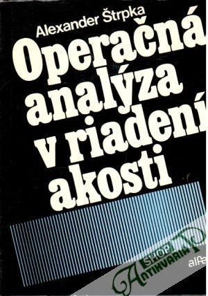 Operačná analýza v riadení akosti - Štrpka Alexander