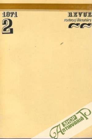 Revue svetovej literatúry 2/1971 - Kolektív autorov