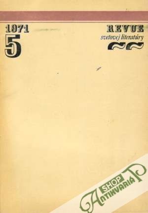 Revue svetovej literatúry 5/1971 - Kolektív autorov
