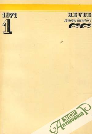 Revue svetovej literatúry 1/1971 - Kolektív autorov