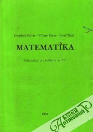 Matematika - Peller F., Šáner V.