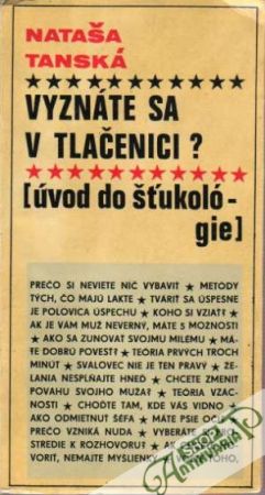 Vyznáte sa v tlačenici? /úvod do šťukológie/ - Tanská Nataša