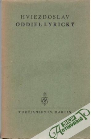 Sobrané spisy básnické II. - Oddiel lyrický - Hviezdoslav Pavol Országh