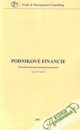 Podnikové financie - Vojvoda Oto