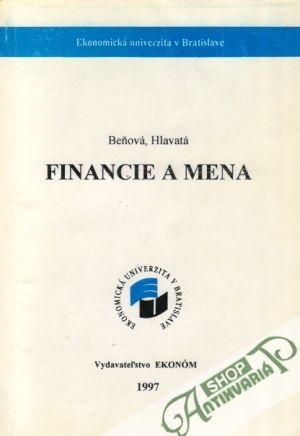 Financie a mena - Beňová, Hlavatá