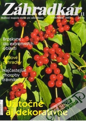 Záhradkár 11/2003 - Kolektív autorov