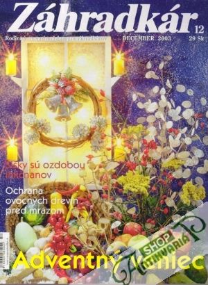 Záhradkár 12/2003 - Kolektív autorov
