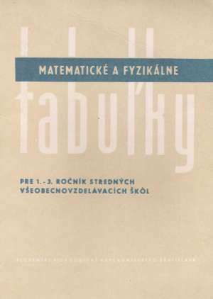 Matematické a fyzikálne tabuľky - Hruša K. a kol.