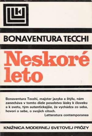 Neskoré leto - Tecchi Bonaventura