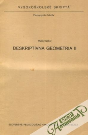 Deskriptívna geometria II. - Kaštieľ Matej