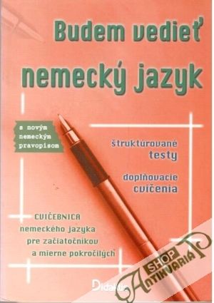 Budem vedieť nemecký jazyk - Tarábková Mária