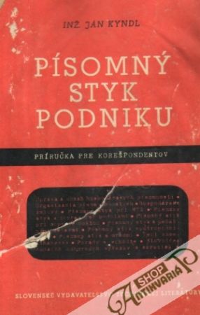 Písomný styk podniku - Kyndl Ján