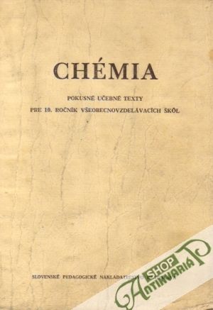 Chémia pre 10.ročník - Buchar Eugen a kolektív