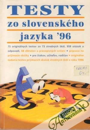 Testy zo slovenského jazyka ´96 - Kolektív autorov