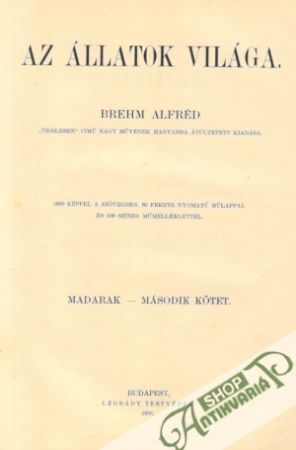 Az Állatok Világa - Bréhm Alfréd