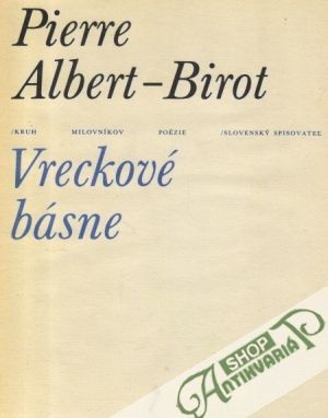 Vreckové básne - Albert-Birot Pierre
