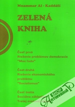 Zelená kniha - Kaddáfí Muammar