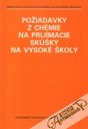 Požiadavky z chémie na príjmacie skúšky na vysoké školy - Votinský Jiří a kolektív