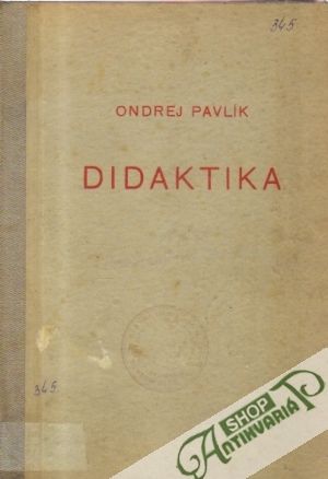 Didaktika - Pavlík Ondrej